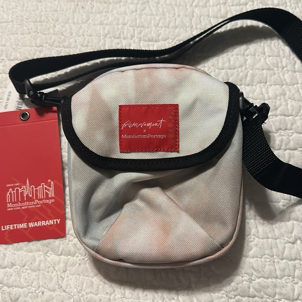 Free People Movement X Manhattan Portage collaboration Mini Crossbody
